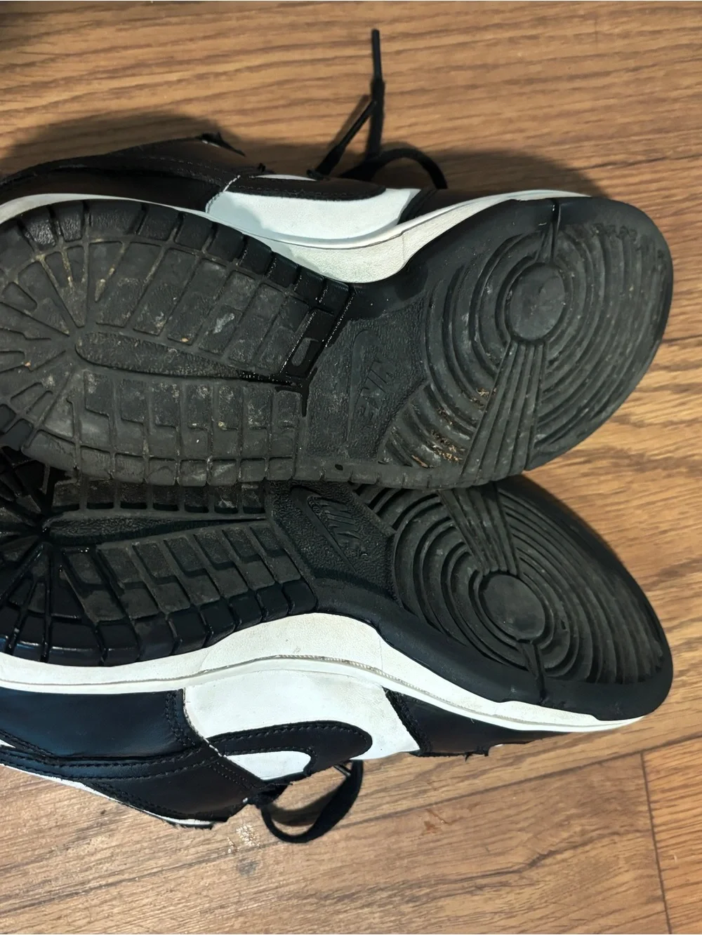 Nike Black Slip-On Athletic Shoe Interior